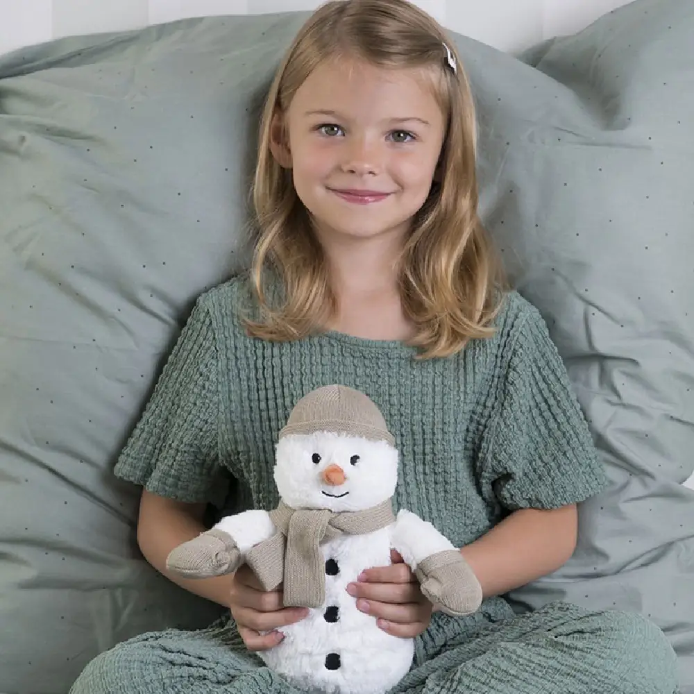 Warmies, otroški termofor s sivko - Snežak (1 termofor)